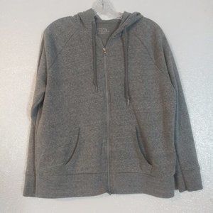 Time And Tru women's L (12-14) gray hooded sweater